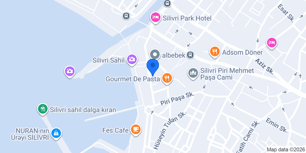 Beysos Döner Silivri konumu