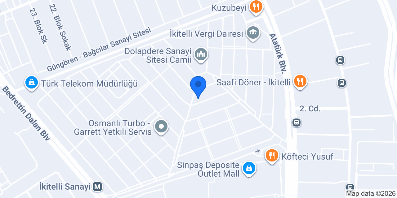 Kurtuluş Oto konumu