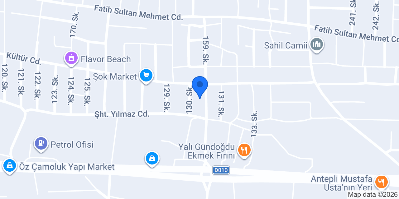 ALANDERE EMLAK konumu