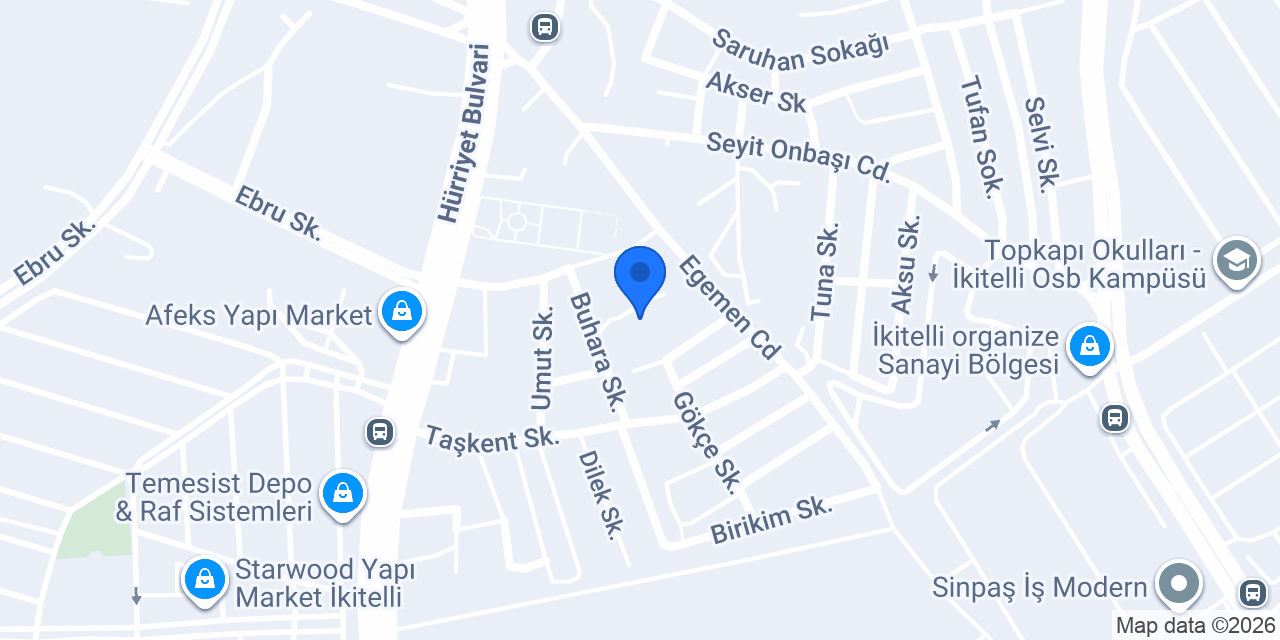 Anadolu Kargo Avrupa Şube konumu