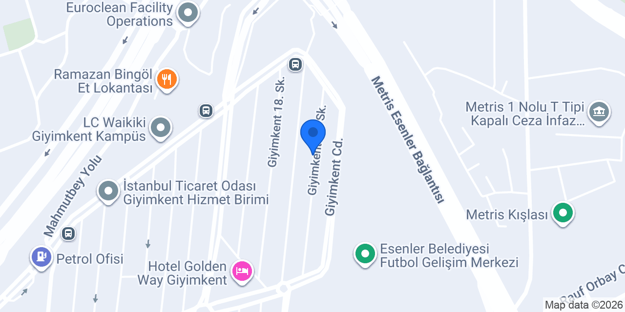 Ceylingül Tekstil Ofis konumu
