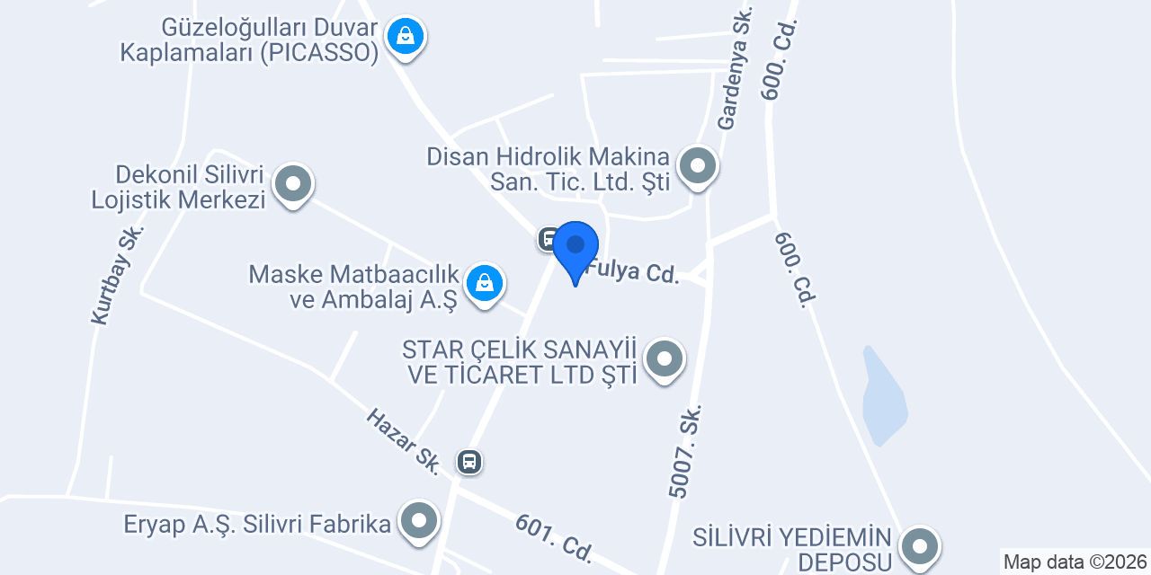 AHC HİDROLİK SİLİNDİR TİCARET LTD. ŞTİ. konumu