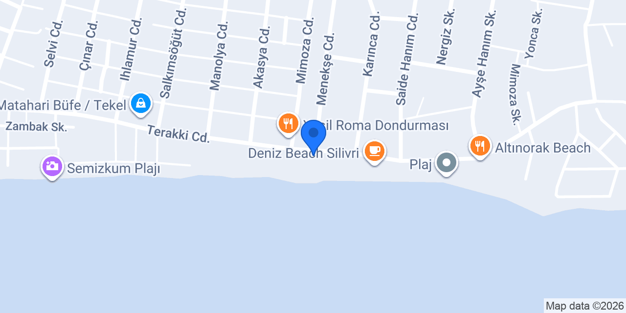 Cafe Zula Beach konumu