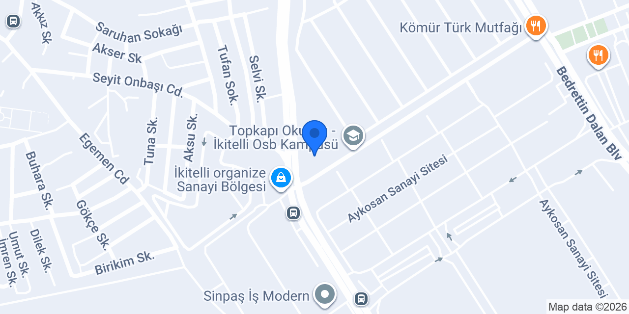 Teknik Garaj konumu