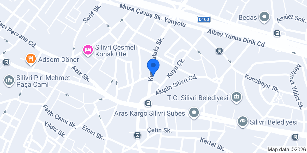 PizzaLazza - Silivri konumu