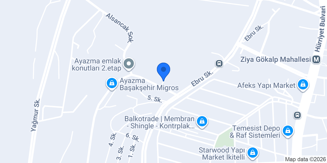 Erenler Yapi İnşaat konumu