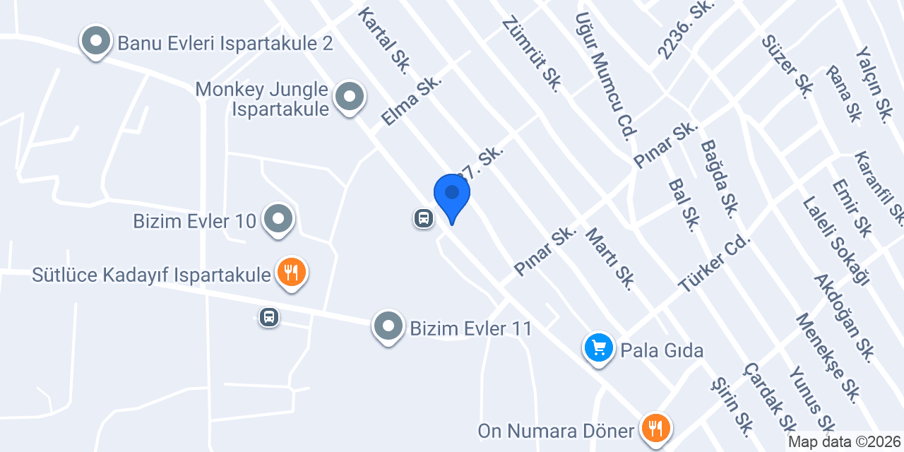 Oklavia Unlu Mamülleri konumu