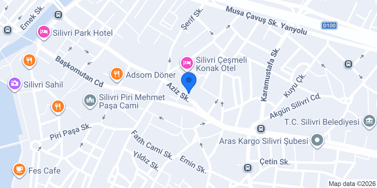 Hisar Diş Polikliniği konumu
