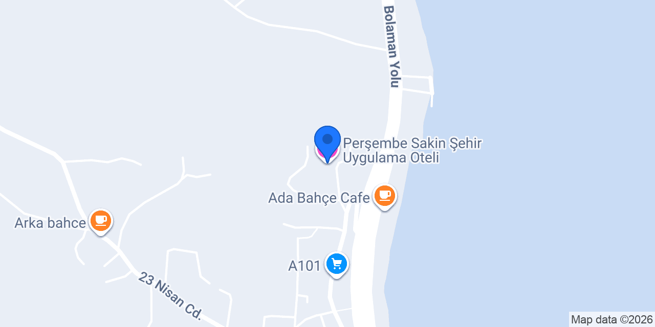 Perşembe Sakin Şehir Uygulama Oteli konumu
