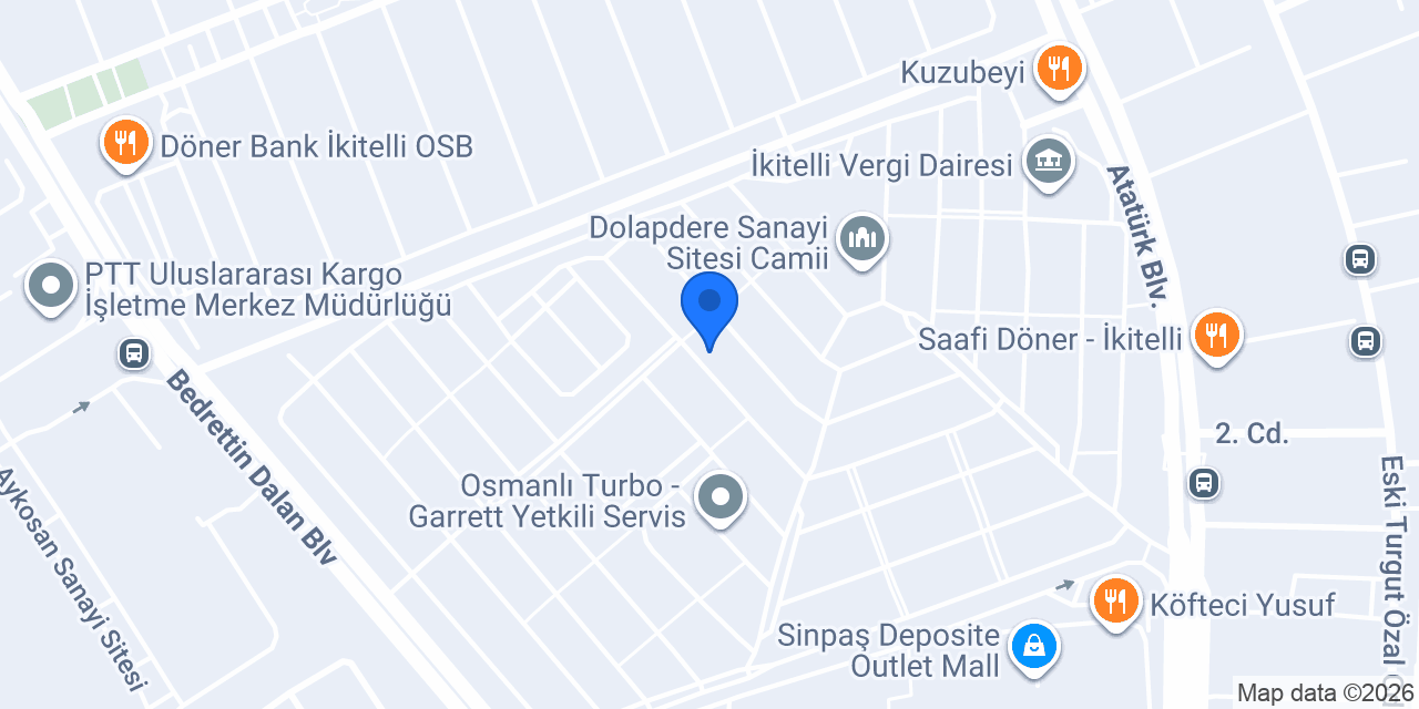 Temeltaş konumu