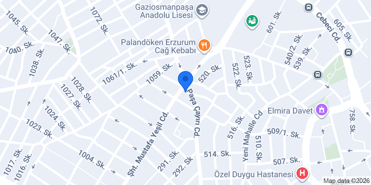 Kuzey Parke konumu