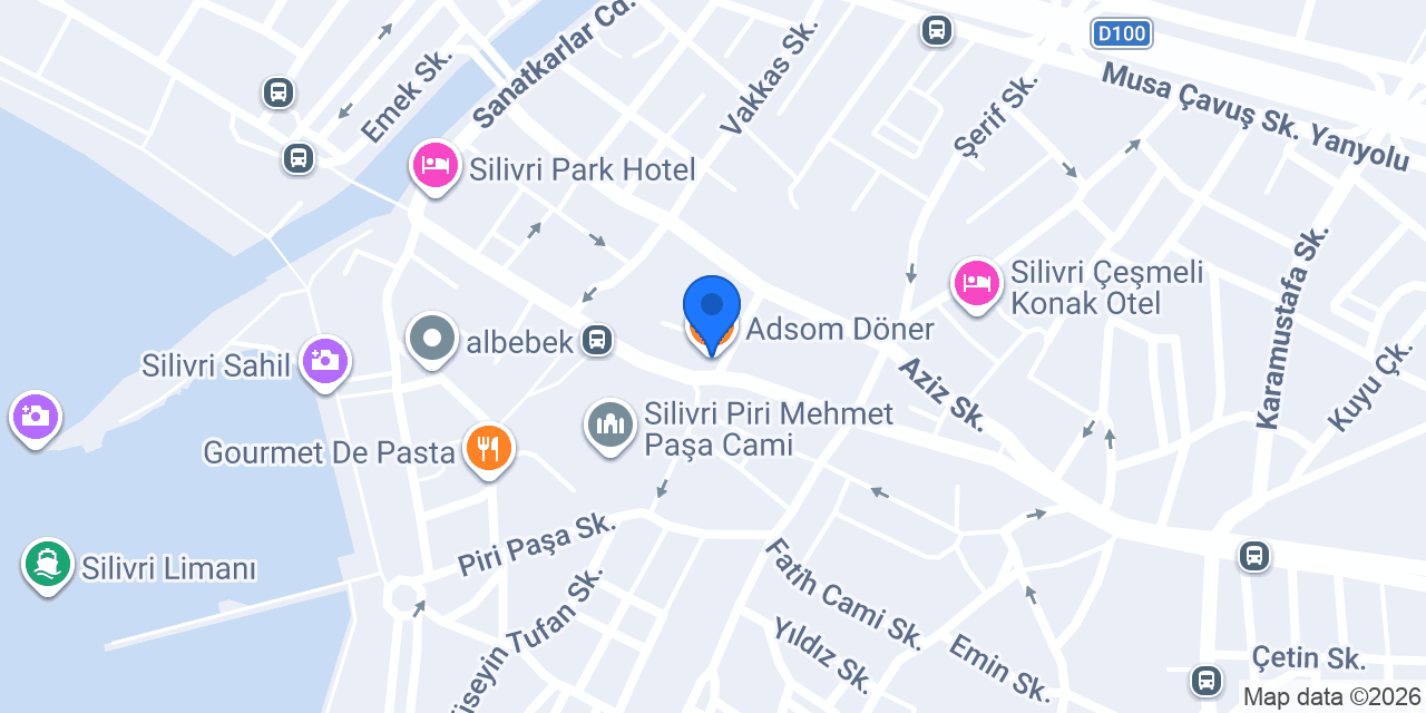 Adsom Döner konumu