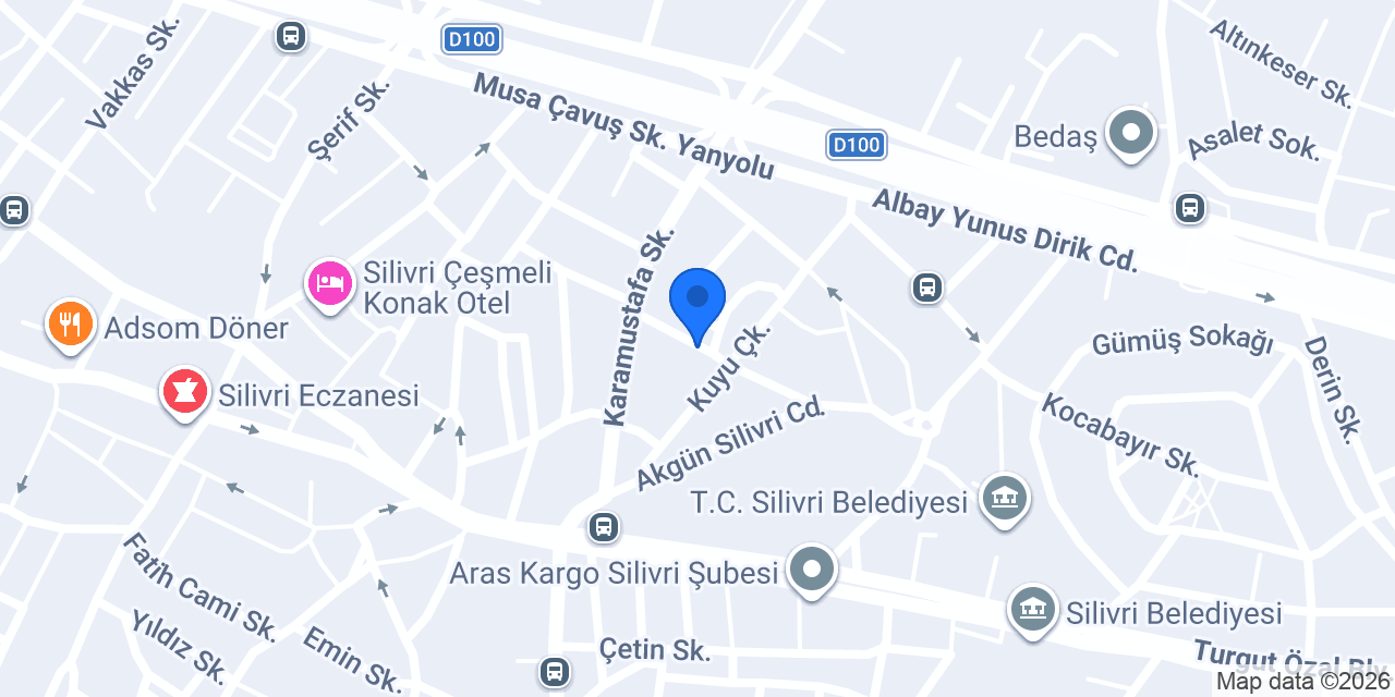 Cansın Kuaför konumu