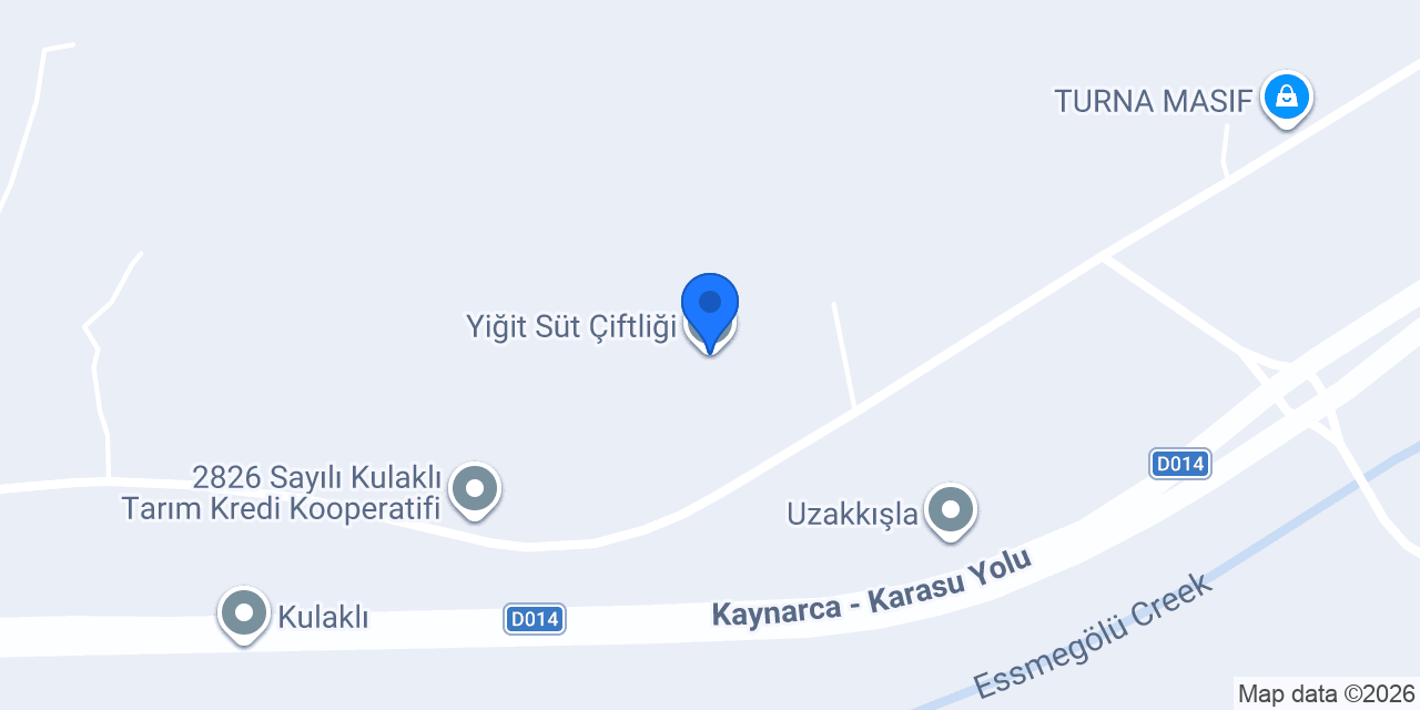 Yiğit Süt Çiftliği konumu