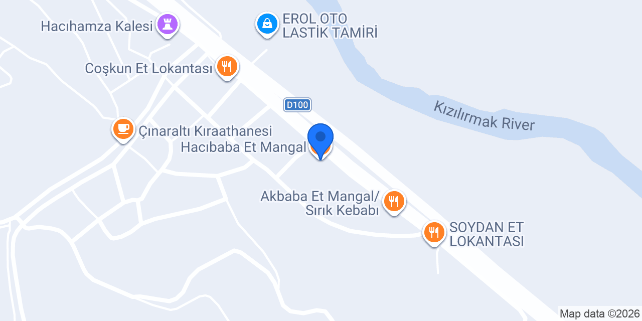 Hacıbaba Et Mangal konumu