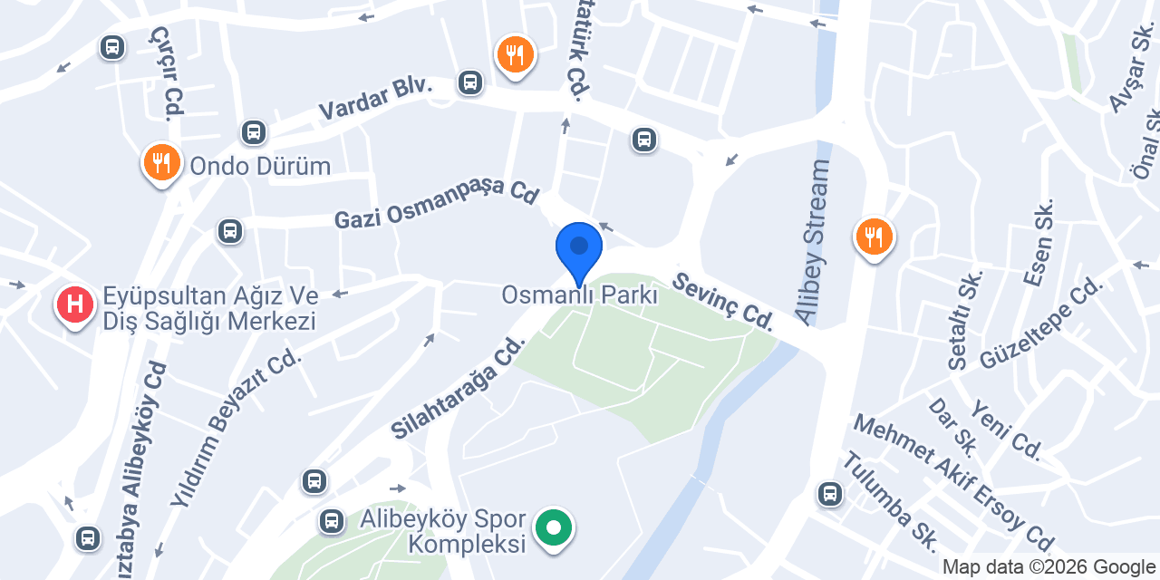 Osmanlı Parkı konumu