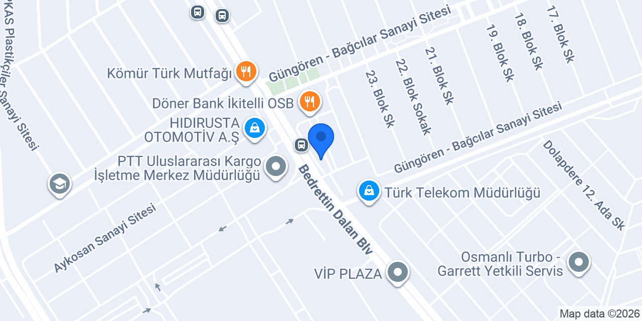 Keytech Garage Oto Anahtarcı konumu