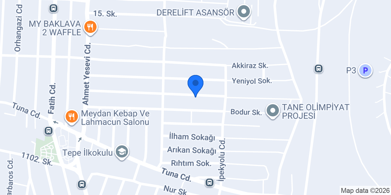 YLC OTOMOTİV konumu