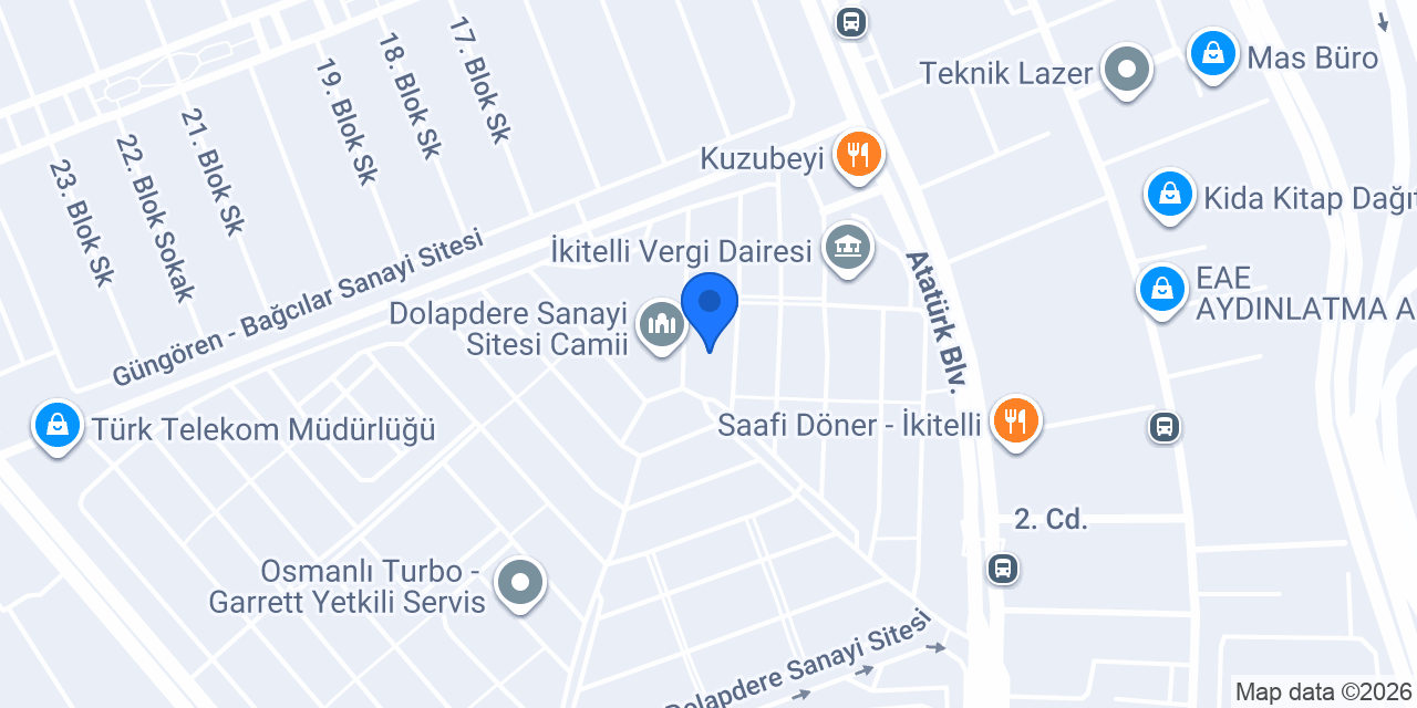 Cet Otomotiv konumu