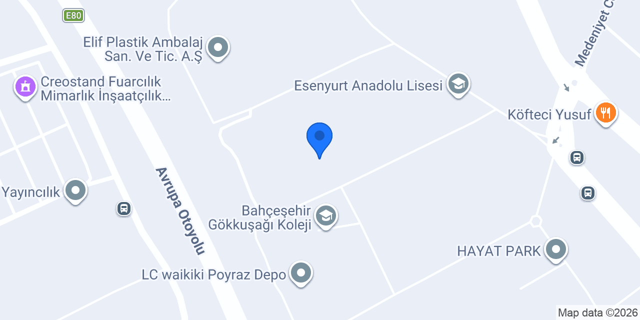 Aliya İzzetbegoviç Anadolu Lisesi konumu