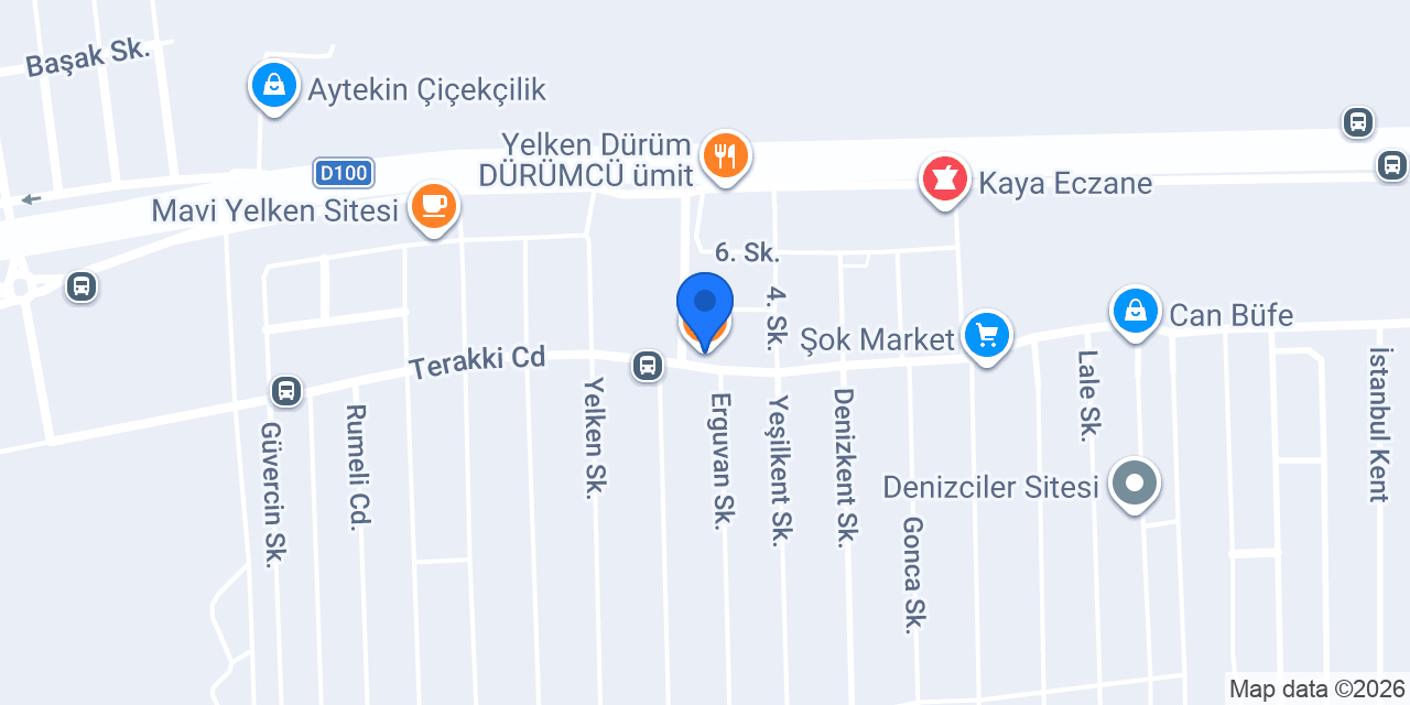 Yeşil Roma Dondurmaları konumu
