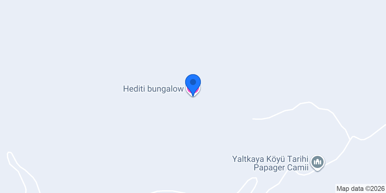 Hediti bungalow konumu