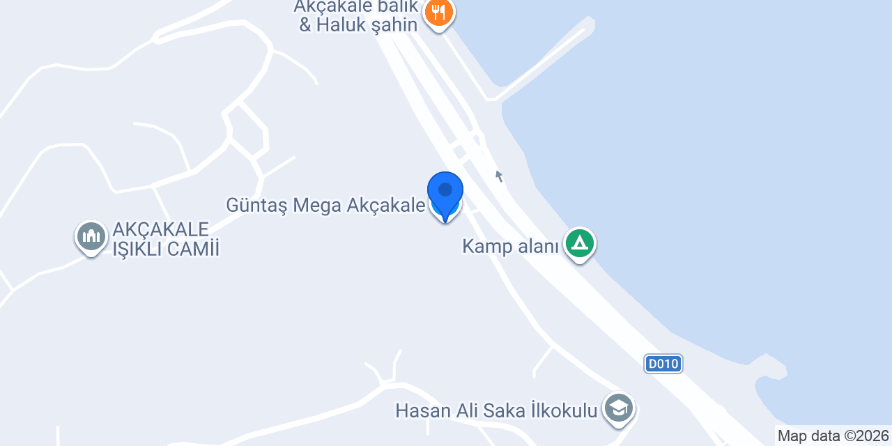 Güntaş Mega Akçakale konumu