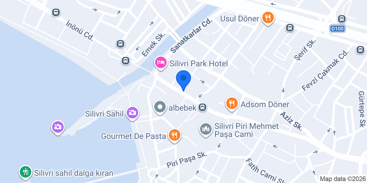 Silivri Web Tasarım konumu