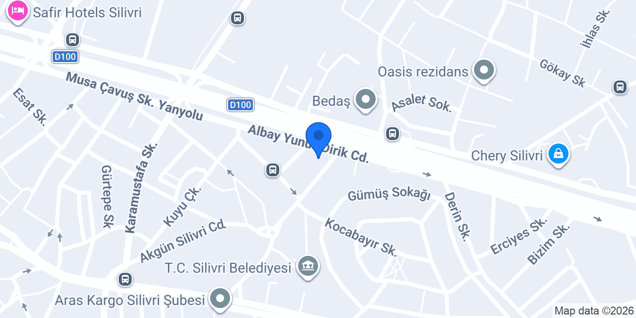 YAZICI YAPI inşaat san. tic. ltd. şti. konumu