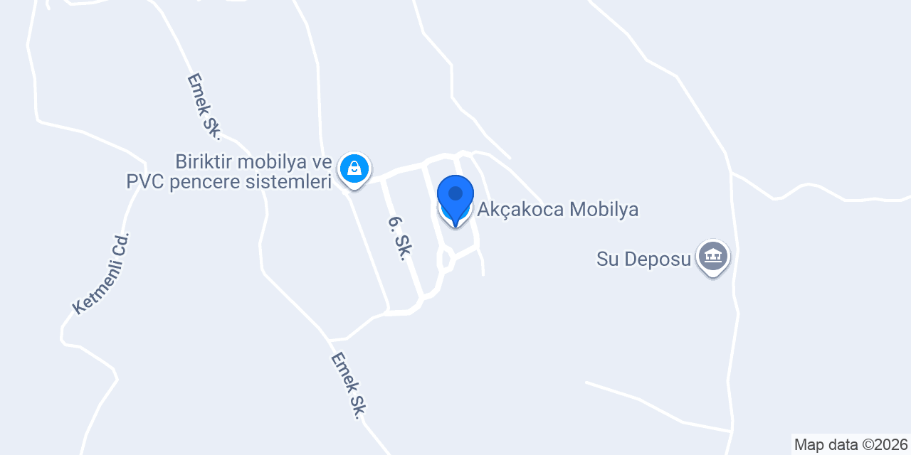 Akçakoca Mobilya konumu