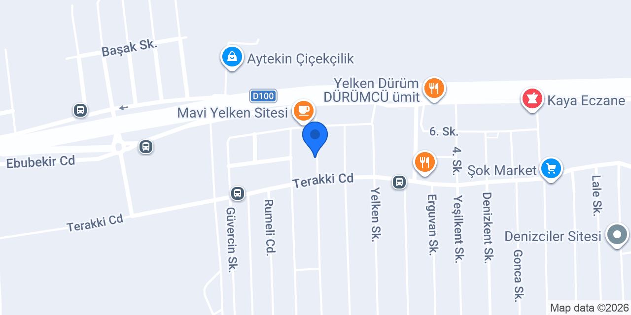 ENDROSE TEKSTİL BAYAN GİYİM konumu