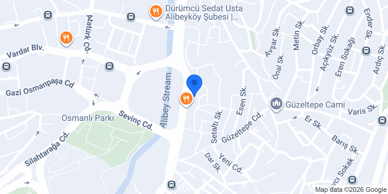 Durak Dürüm Evi konumu
