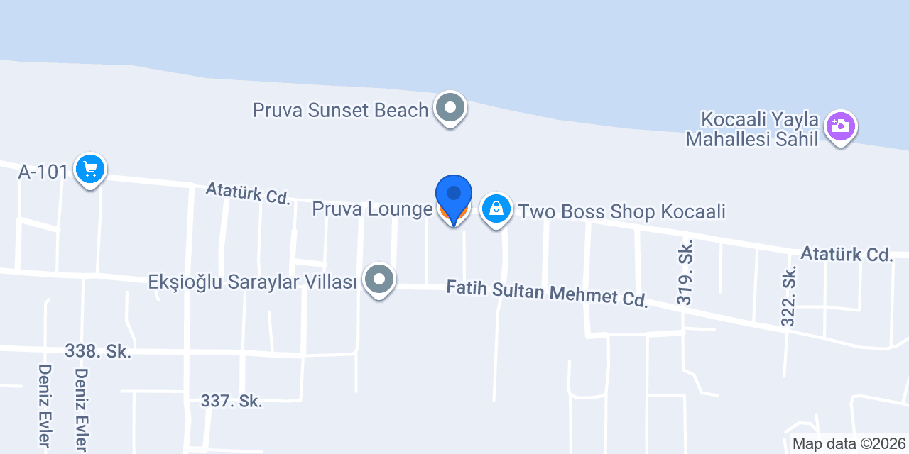Pruva Lounge konumu