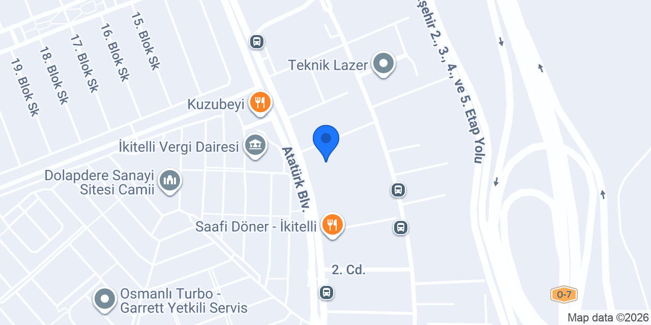 BSD OTOMOTİV A.Ş. konumu