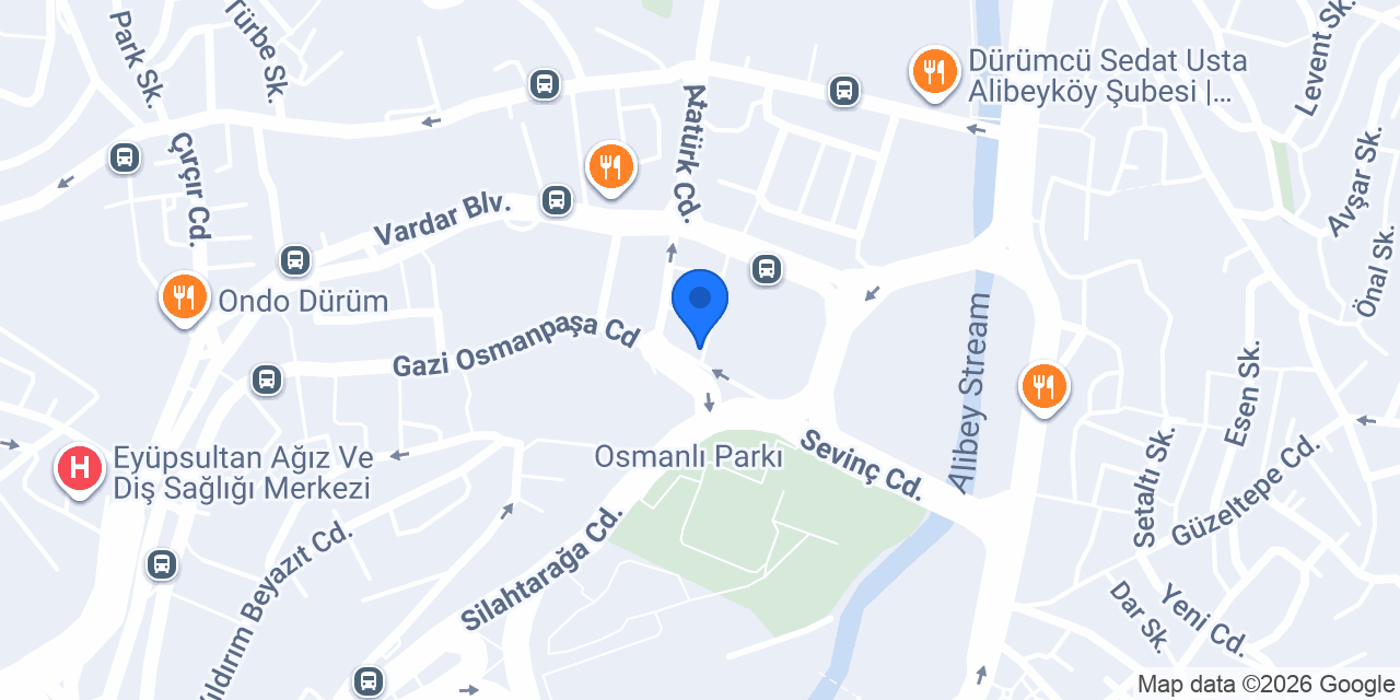 Osmanlı Saray Kadayıfı konumu