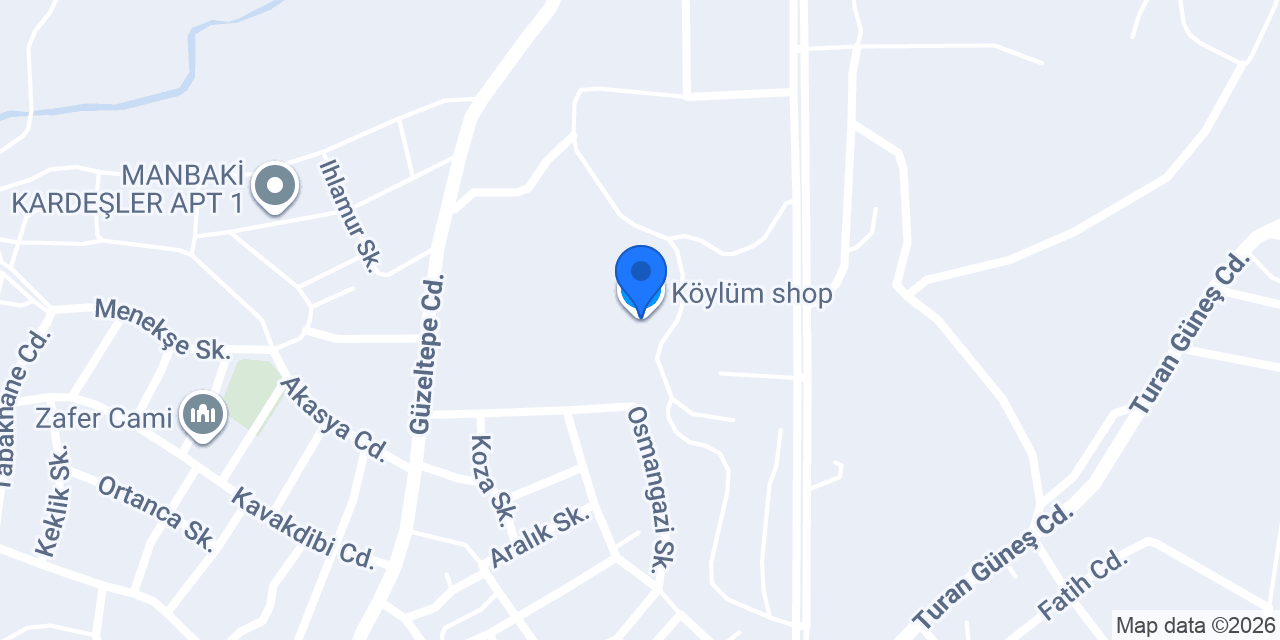 Köylüm shop konumu