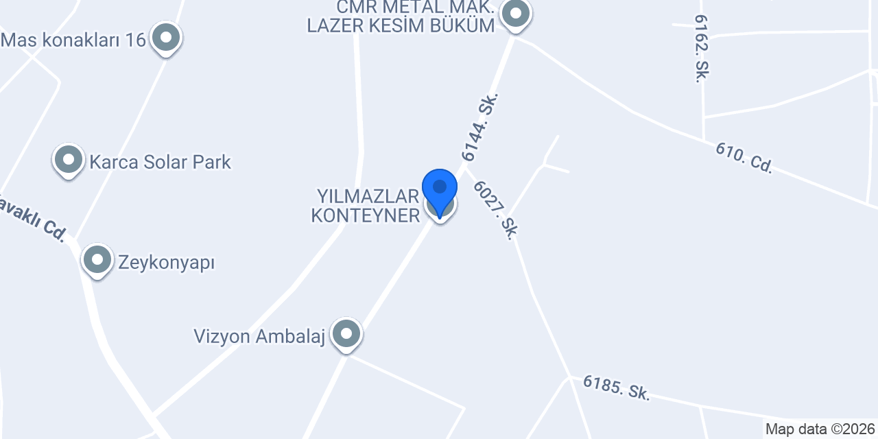 Yükselen Vinç Silivri konumu