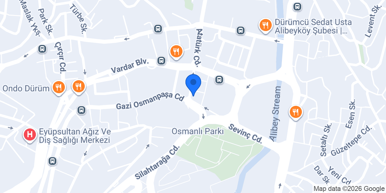 EyüpSultan Veteriner Kliniği konumu