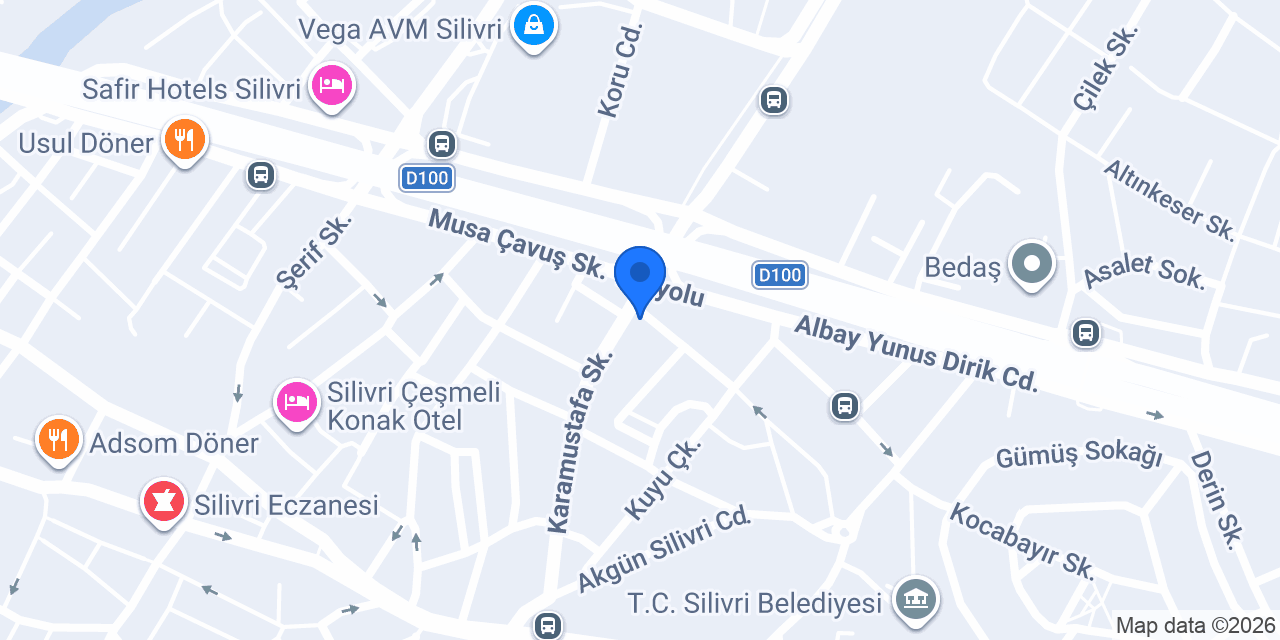 Peray Kuru Temizleme konumu