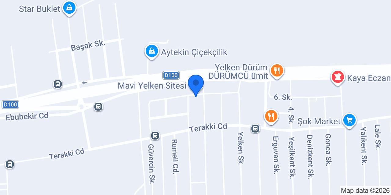 Silivri Mobilya konumu
