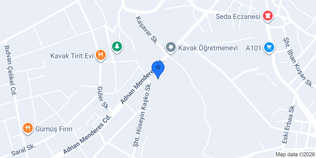 Novak Triko Sanayi konumu