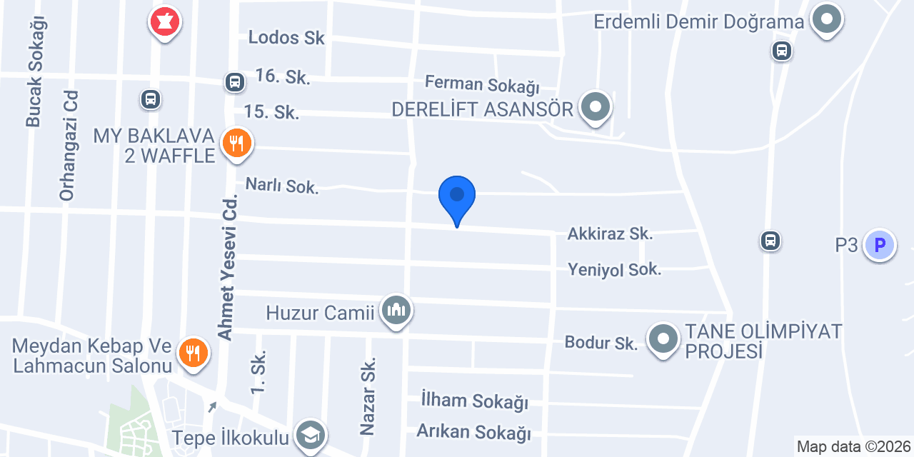 Vadişehir evden eve nakliyat konumu