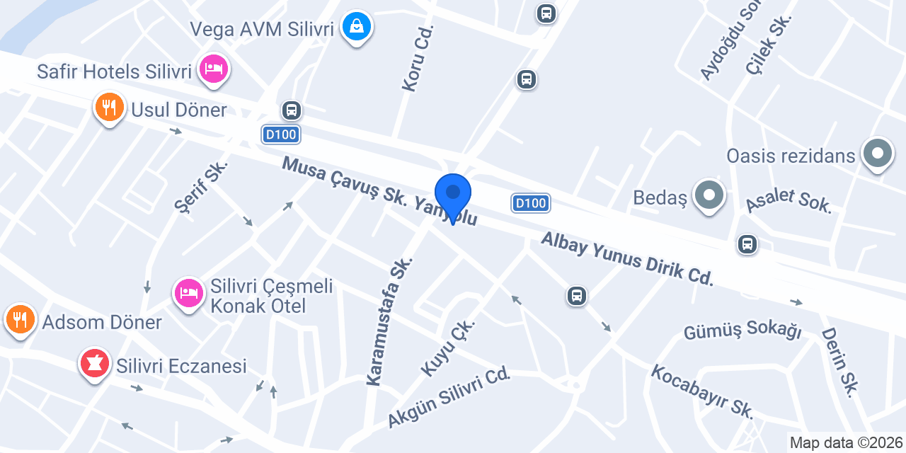 KARTAL MOTOR SİLİVRİ konumu