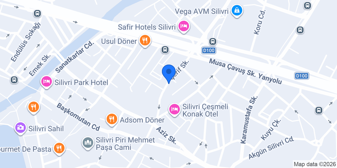 Hocalara Geldik Başarı Merkezi Silivri konumu