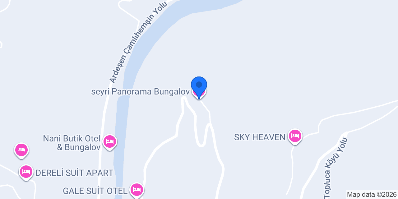 seyri Panorama Bungalov konumu