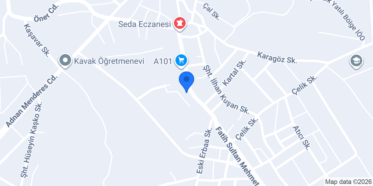 Ertat Dürüm Salonı konumu