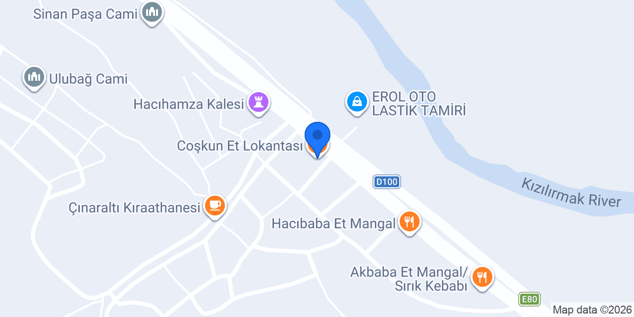 Coşkun Et Lokantası konumu