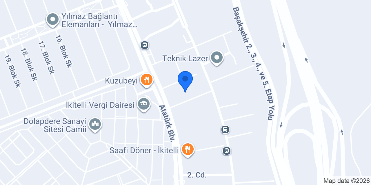 Groz Beckert Turkey konumu
