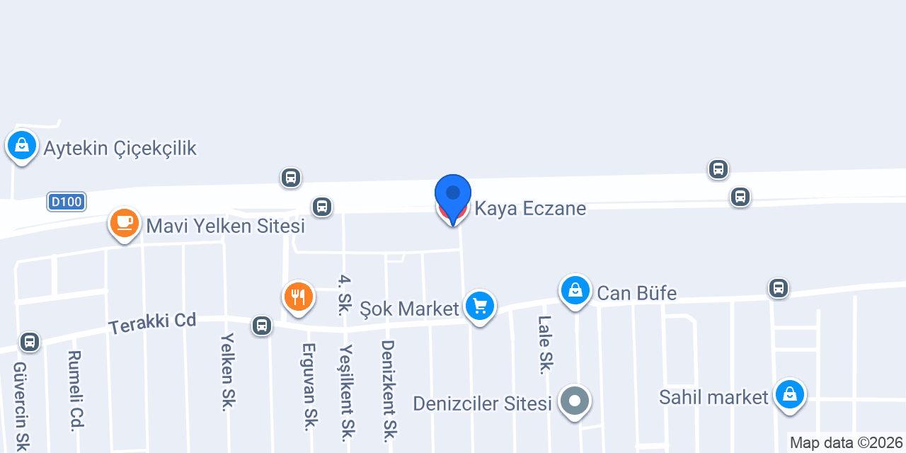Kaya Eczane konumu