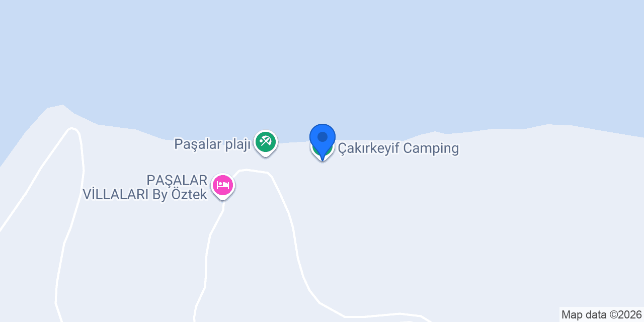 Çakırkeyif Camping konumu